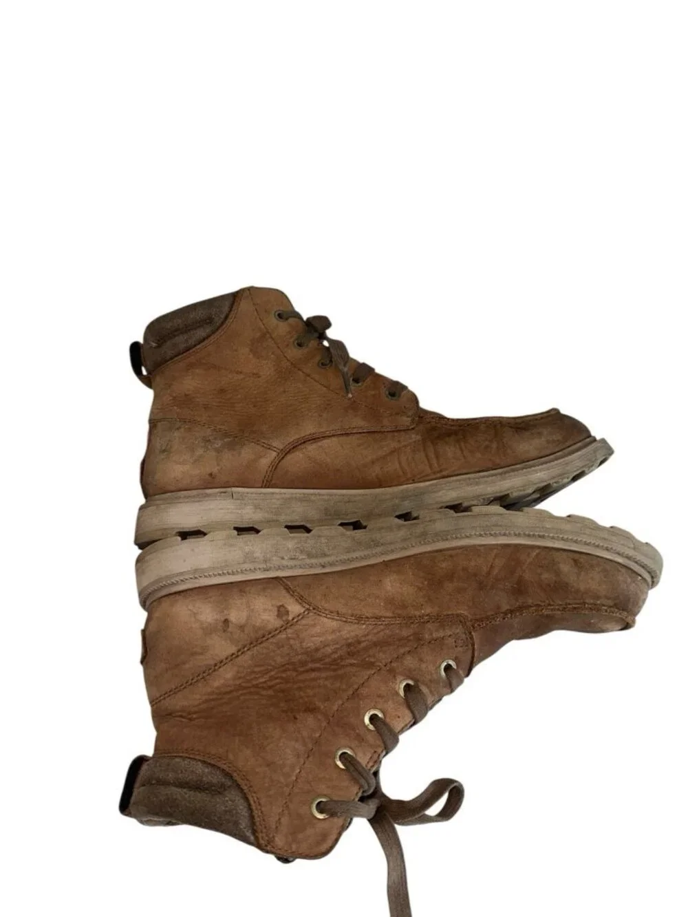 Sorel Madson II Moc Toe Ankle Boots Brown Leather Waterproof Chukka Men’s 9